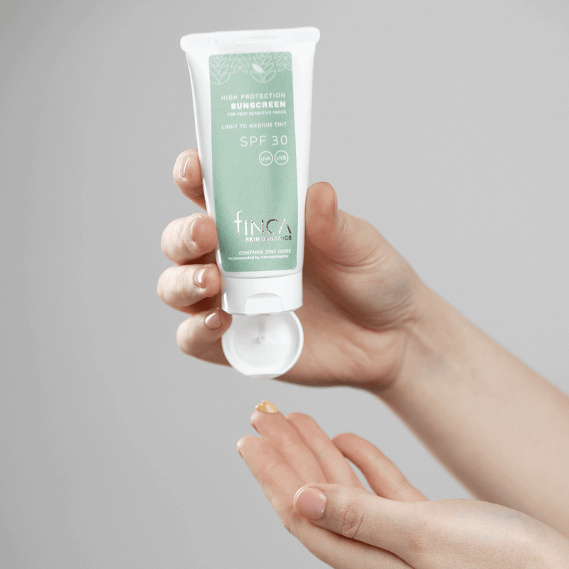 Tinted SPF 30 sunscreen rosacea
